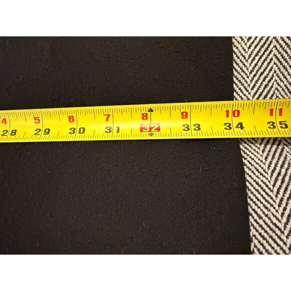 Elephant-Themed Black & Orange Shawl Scarf or Throw With Fringe - Picture 8 of 9